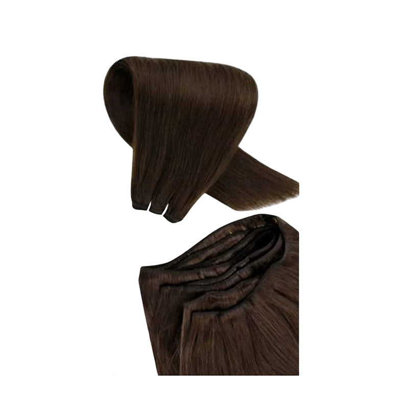 #4 CHOCOLATE BROWN MACHINE TIED WEFT