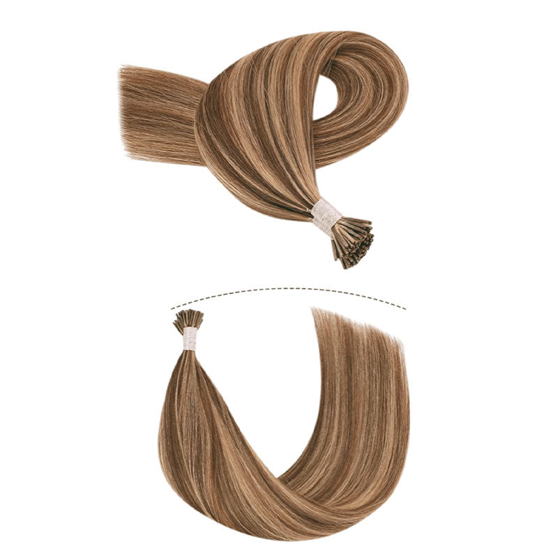 #T3-6/22 Bronzed Blonde I-Tips 25 Strands