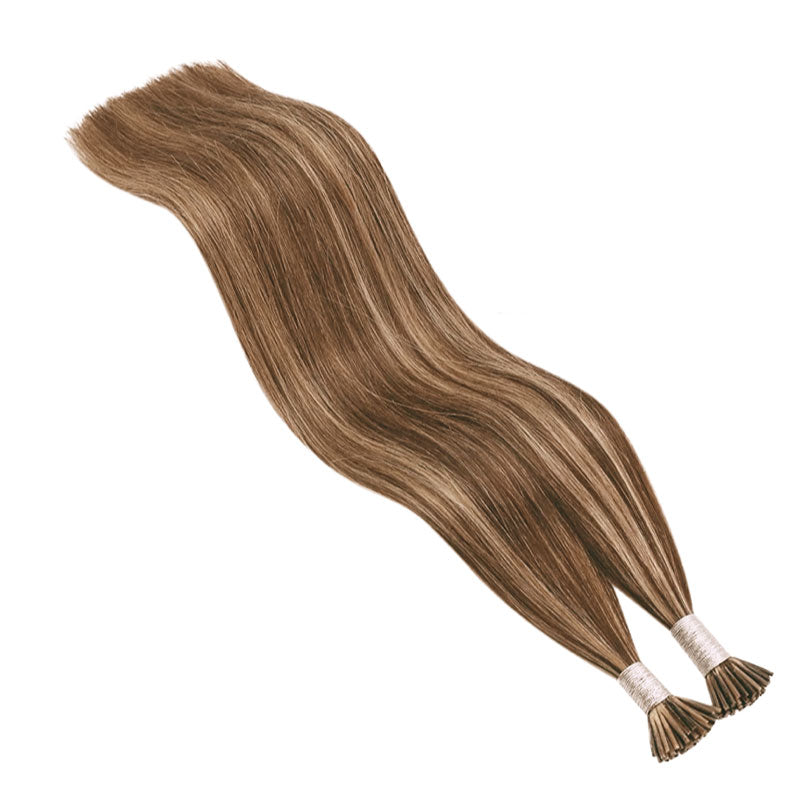 #T3-6/22 Bronzed Blonde I-Tips 25 Strands